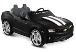 Kid Motorz 12-Volt Two Seater Racing Black Camaro 