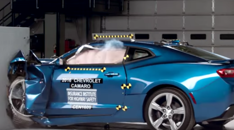 2016 IIHS Crash Test Camaro-Mustang-Challenger | Epic Speed